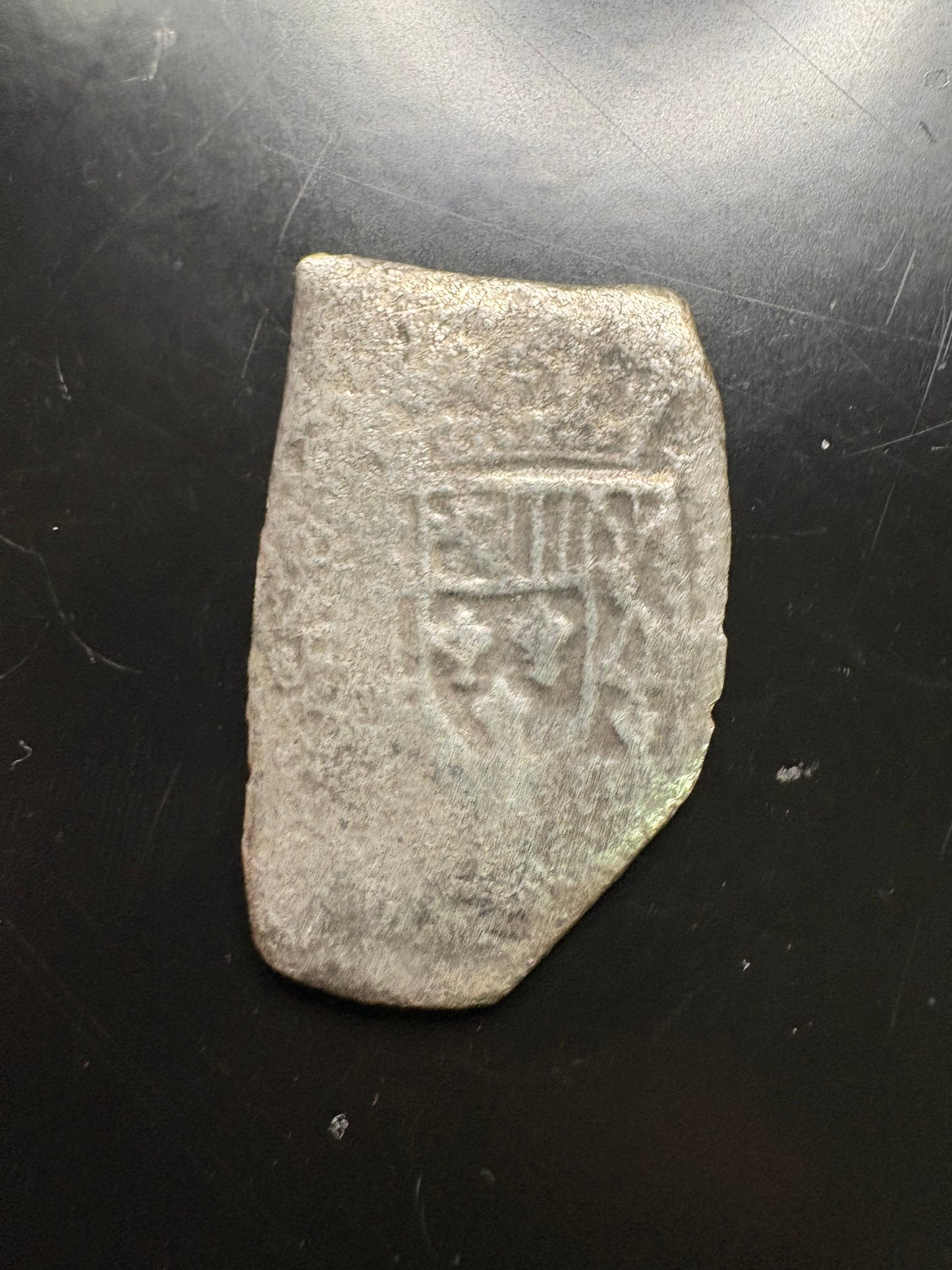 1715 Fleet 8 Reale, Philip V Reign, Mexico City Mint, J Assayer, 11.8 Grams, Cobb Coin Company Flip, Corrigans Find.