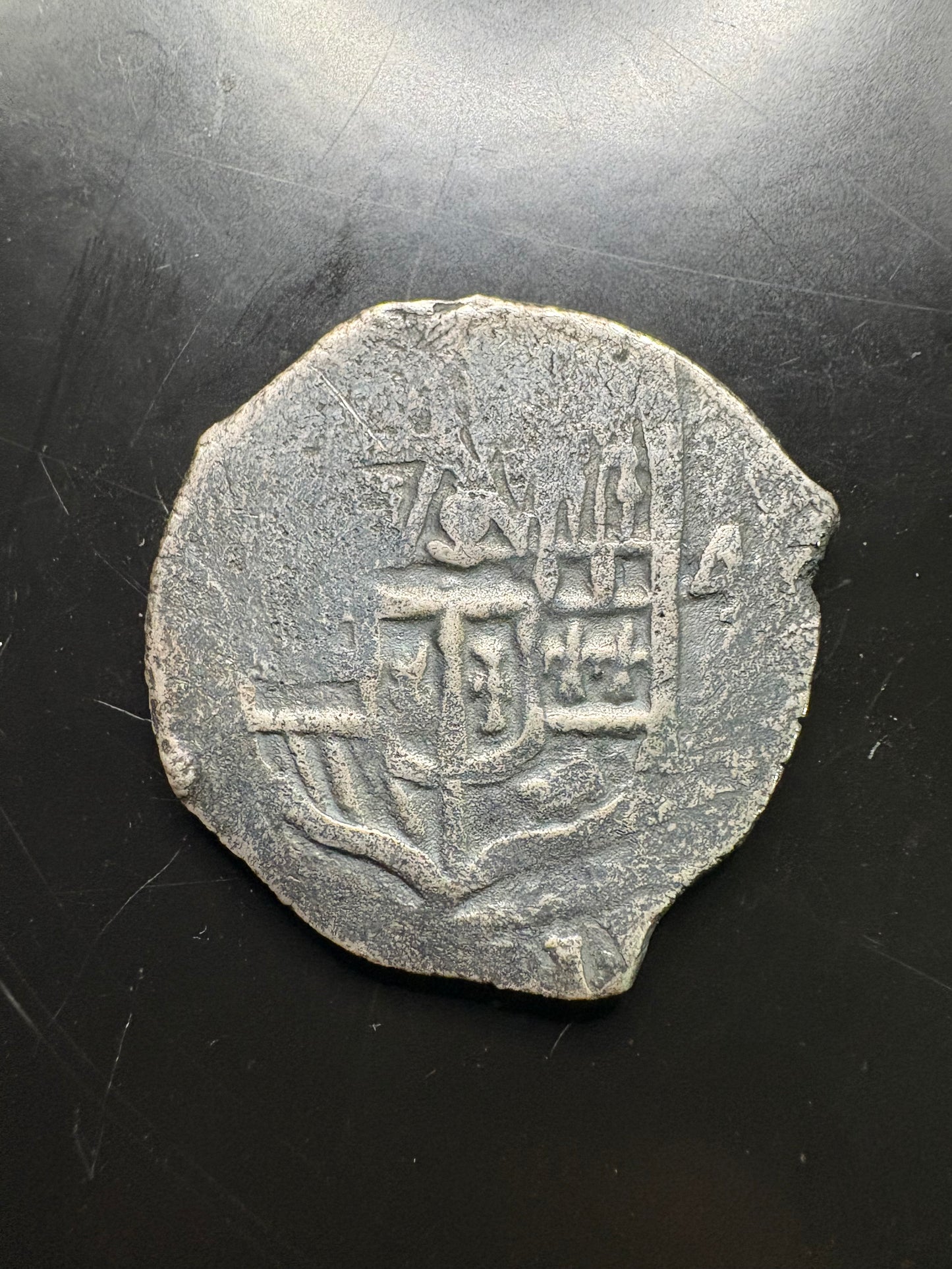 Lucayan Beach Wreck 4 Reale, Philip IV Reign, Mexico City Mint, D Assayer, 13.4 Grams, Rare Sothebys Auctions Provenance.