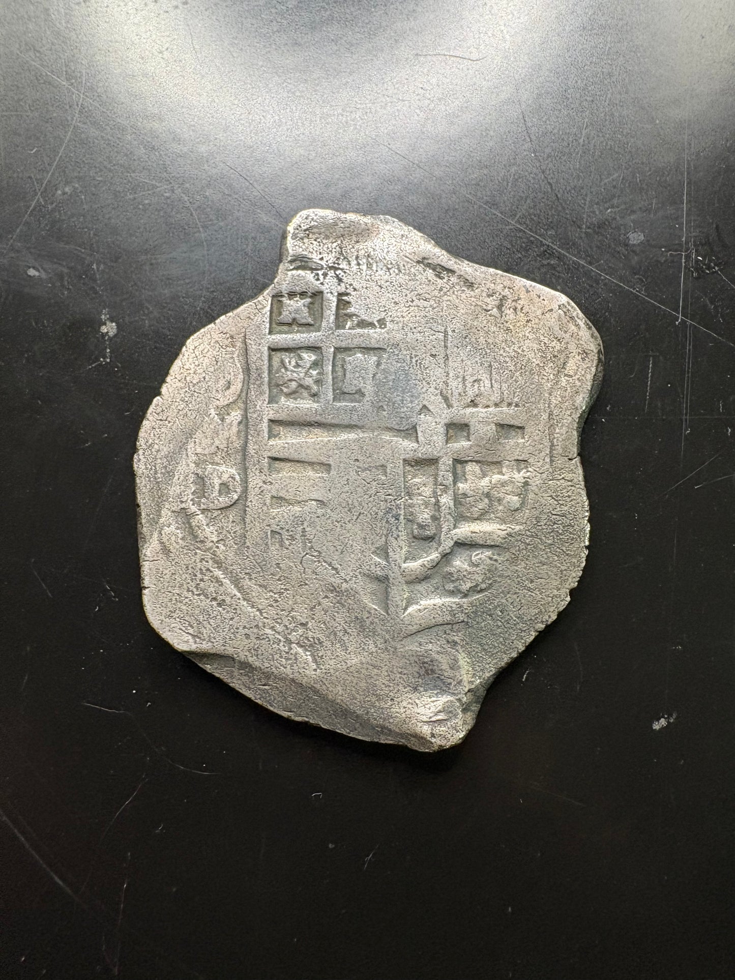 Lucayan Beach Wreck 8 Reale, Philip IV Reign, Mexico City Mint, D Assayer, 25.9 Grams, Rare Sothebys Provenance