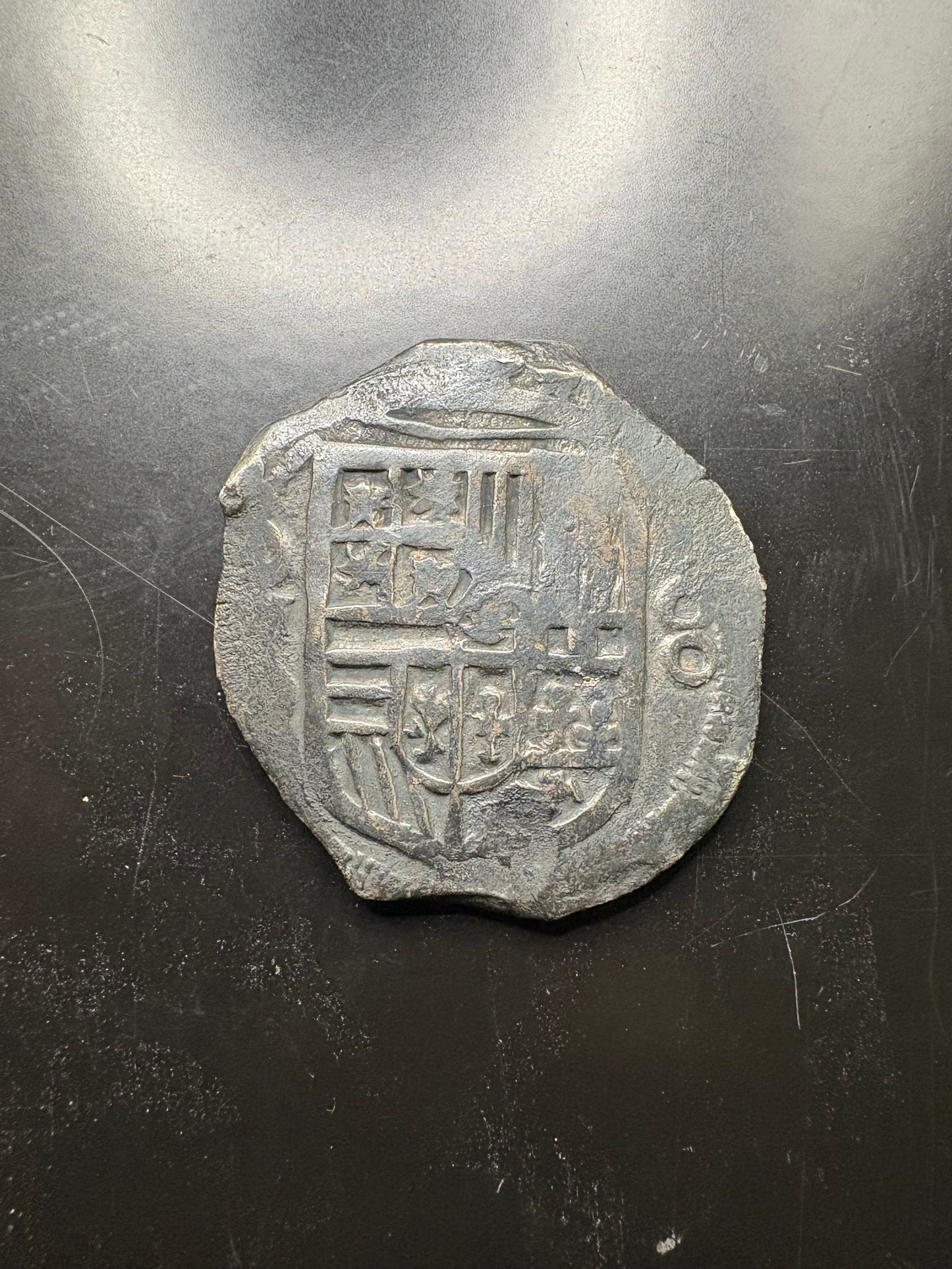 Lucayan Beach Wreck 8 Reale, Philip IV Reign, Mexico City Mint, D Assayer, 21.7 Grams, Rare Sothebys Auction Provenance.