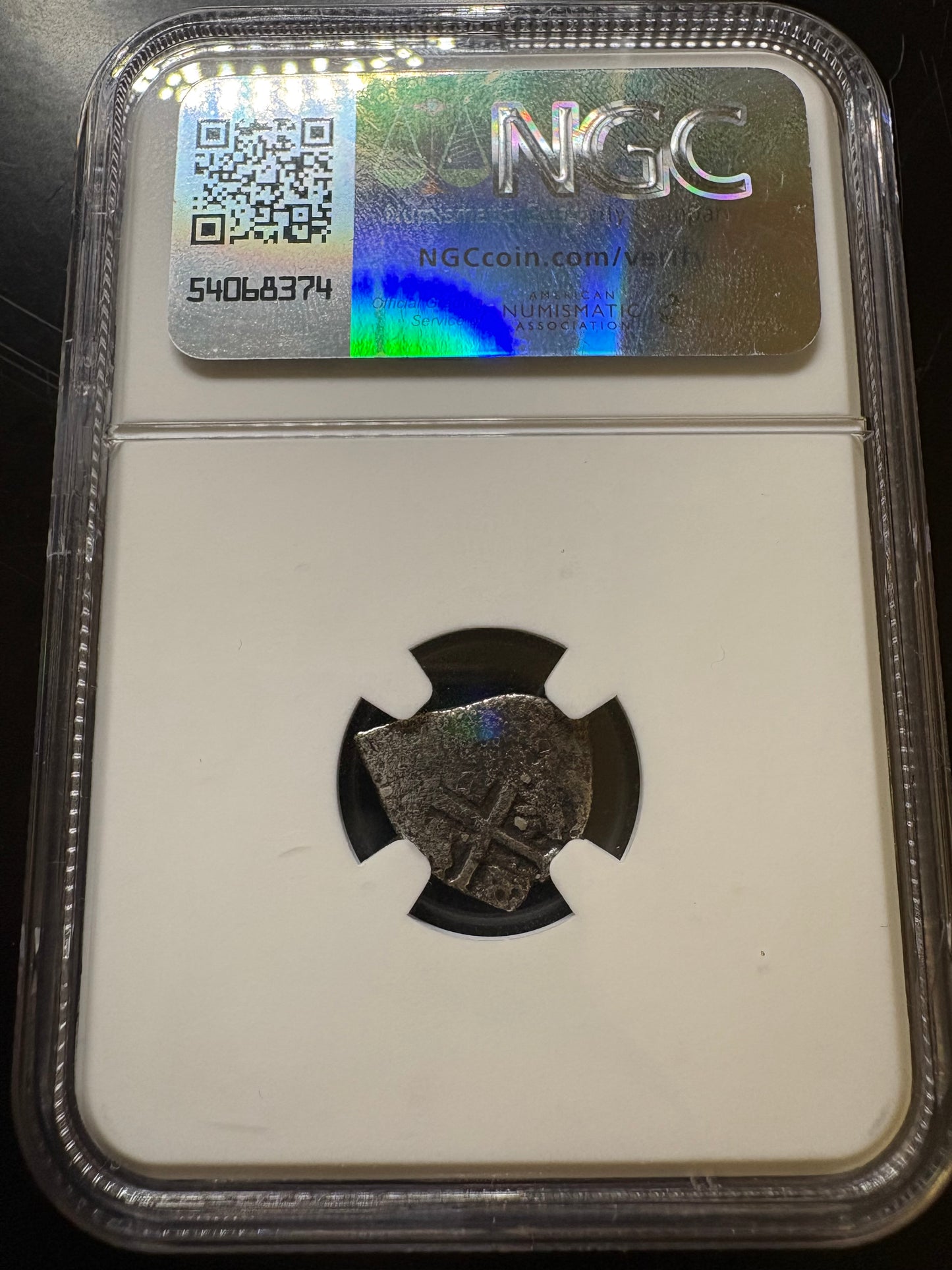1715 Fleet 1/2 Reale, Bold and scarce Mexico Mint L Assayer with full legend and partial date 170X, Philip V Reign, 1.35 Grams, NGC Certified