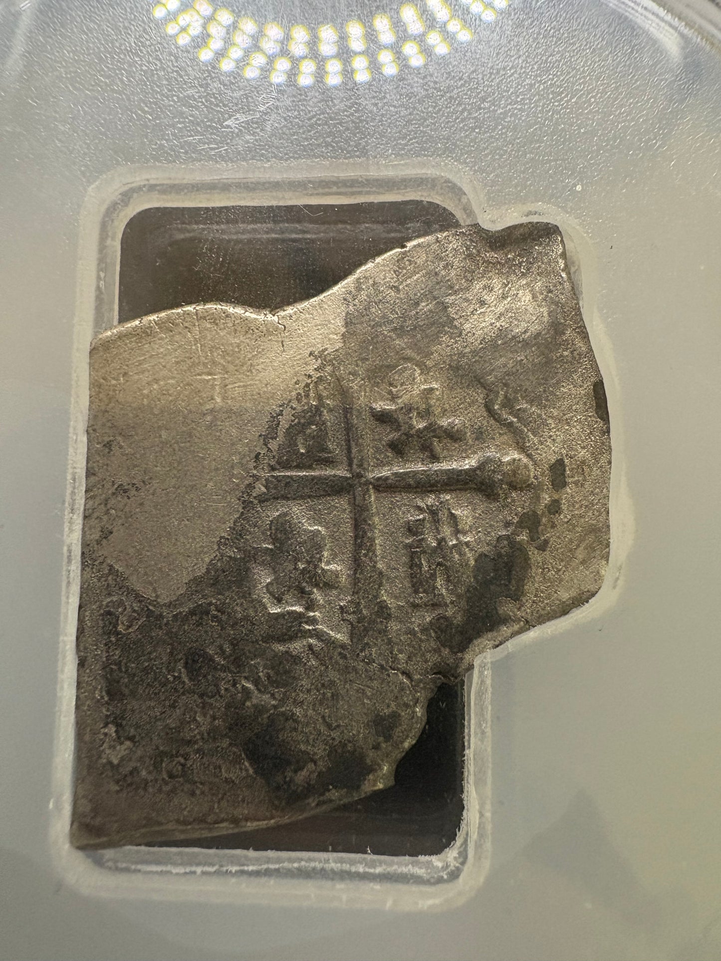 PCGS Slabbed 1715 Fleet 8 Reale, Dated 1714 (X714), Philip V Reign, Mexico City, J Assayer, 26.2 Grams,