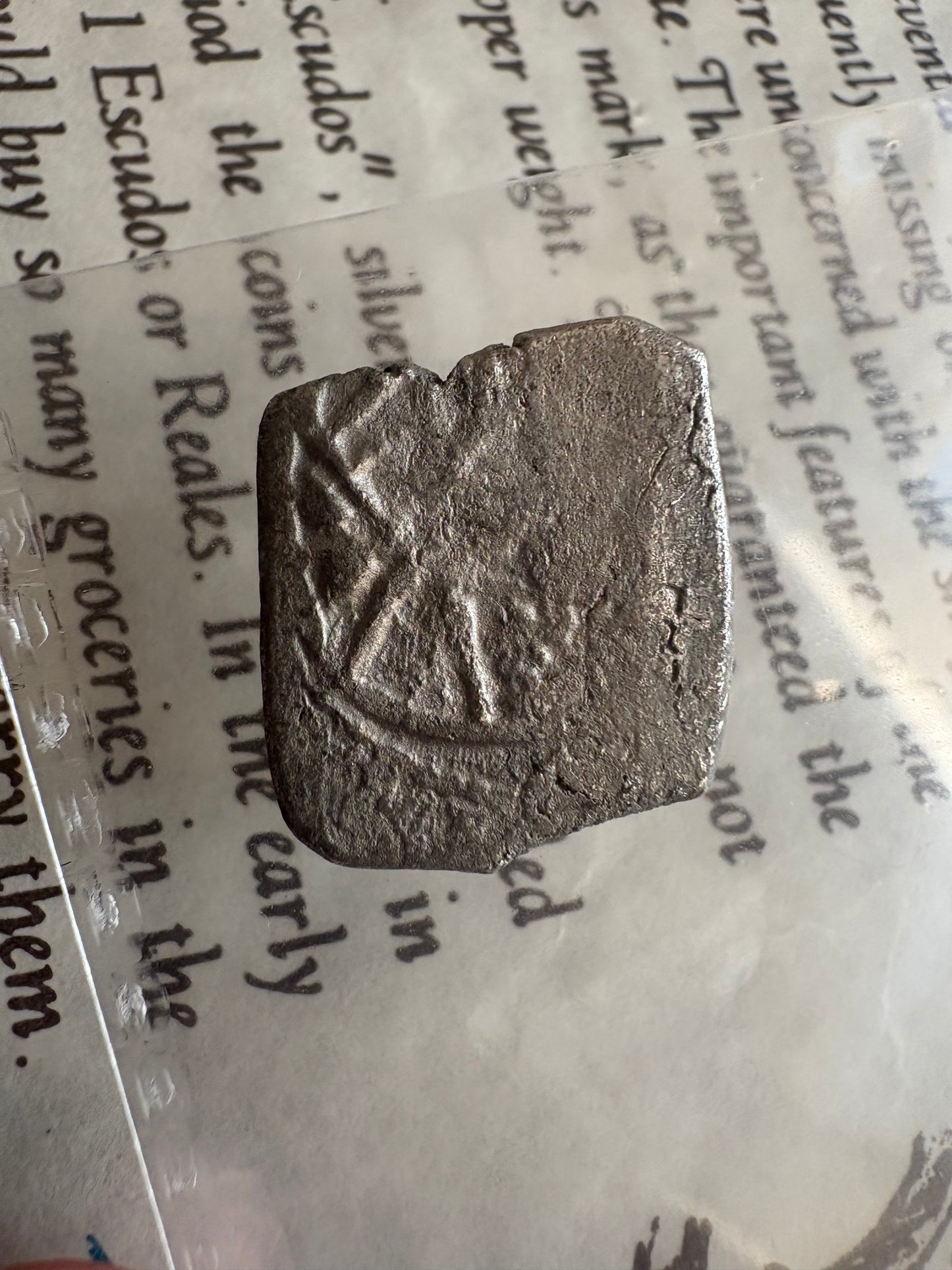 1715 Fleet Shipwreck 2 Reale, Mexico City Mint, 5.8 grams, Philip V Reign, Roy Volker COA.