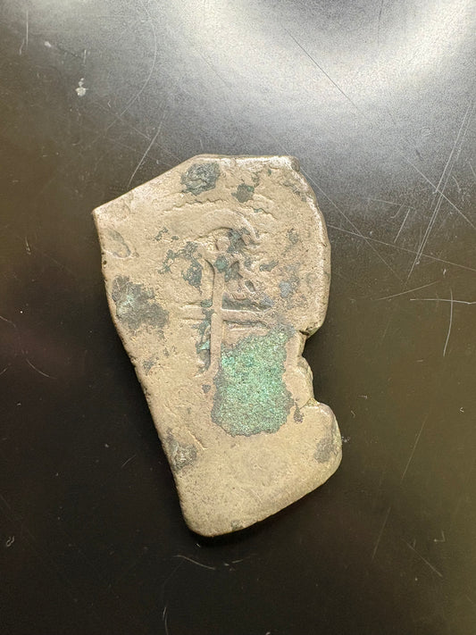 1715 Fleet 8 Reale, Ex Christensen Auction, Ex Real Eight Co., Greenie effect, Charles II Reign, Mexico City, L Assayer, 26.2 Grams