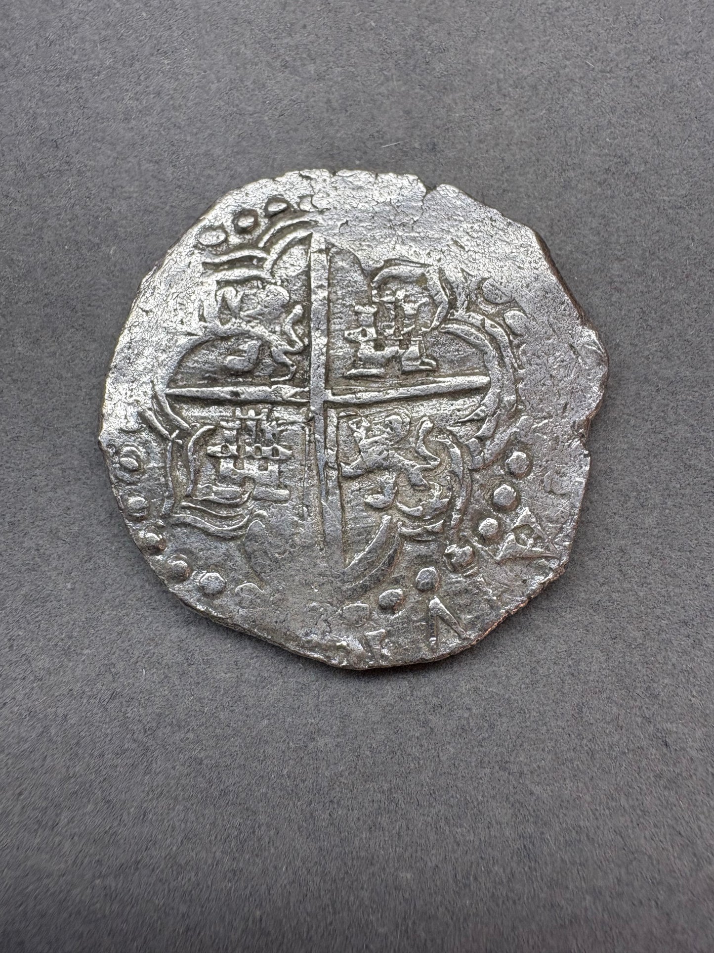 1985 Motherlode Find! Atocha Shipwreck 8 Reales with Division Paperwork, Grade 1, Potosi Mint, T Assayer, Full Weight 26.5 Grams, 85A-212264