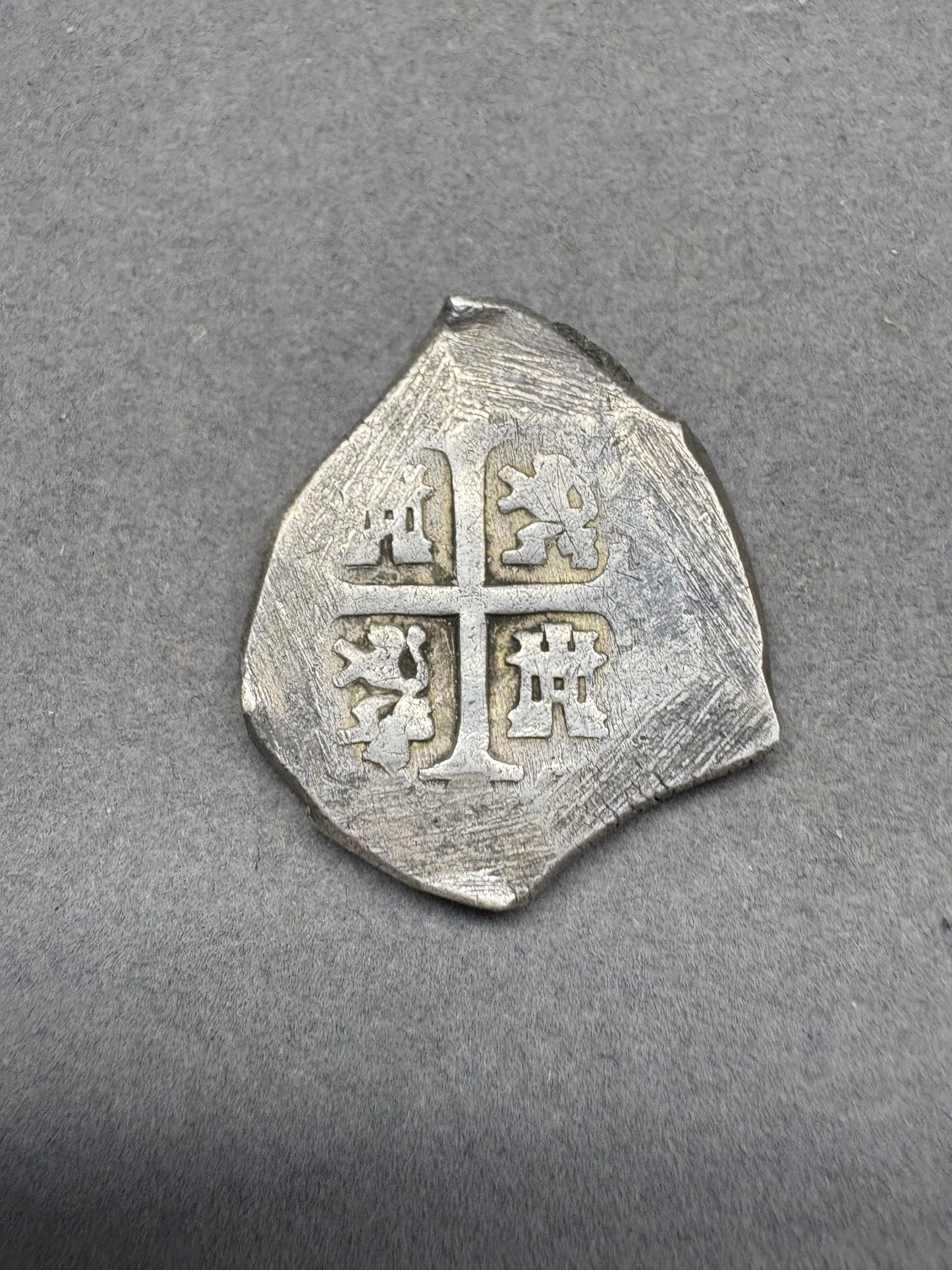 1715 Fleet 4 Reales, Mexico City Mint, J Assayer, 13.5 Grams, Philip V Reign, COA from Carl Fismers old company.