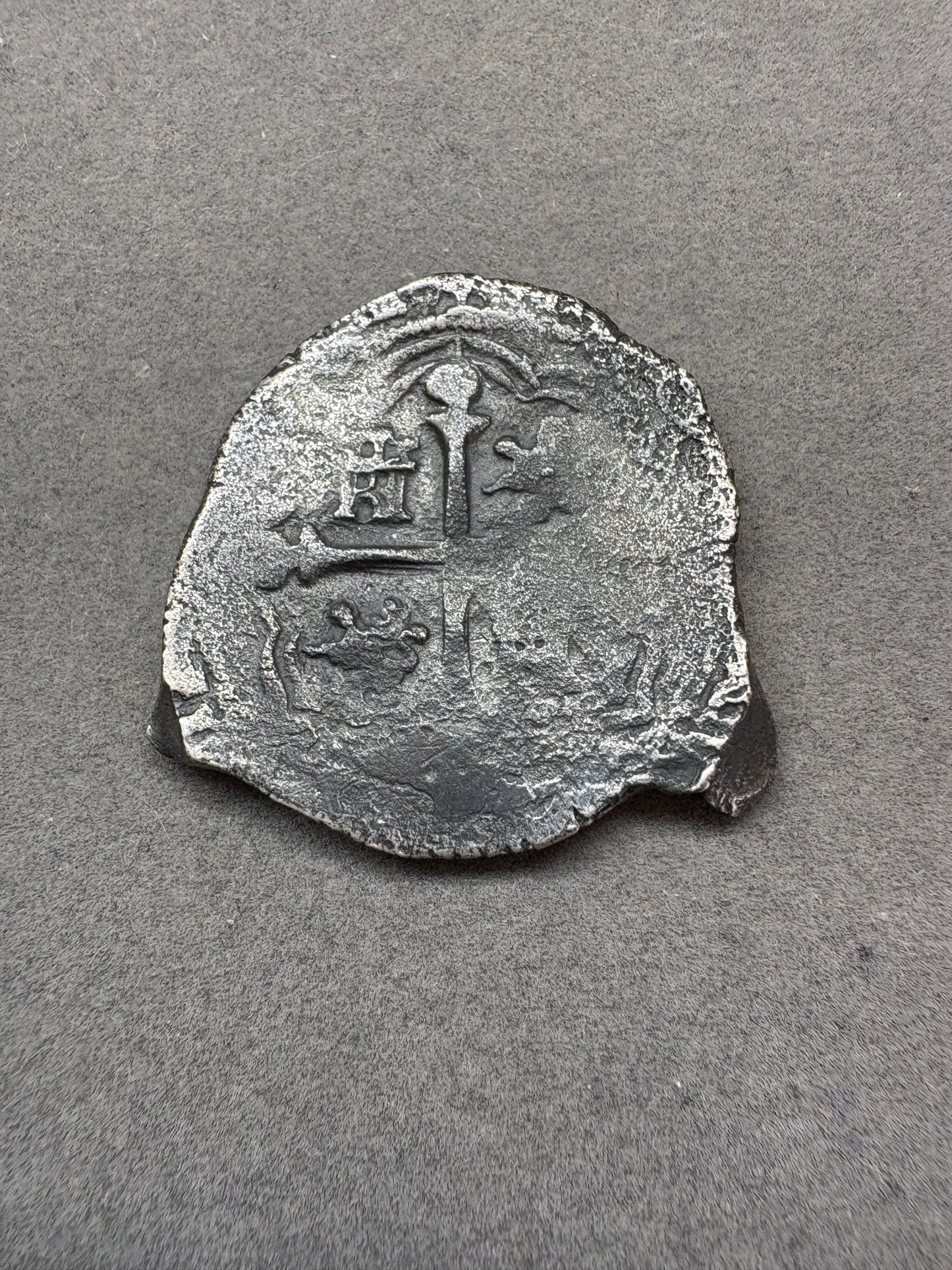 Lucayan Shipwreck 4 Reales, Mexico City Mint, D Assayer, 12.2 grams, 162X date. Ex Sothebys July 1972 sale
