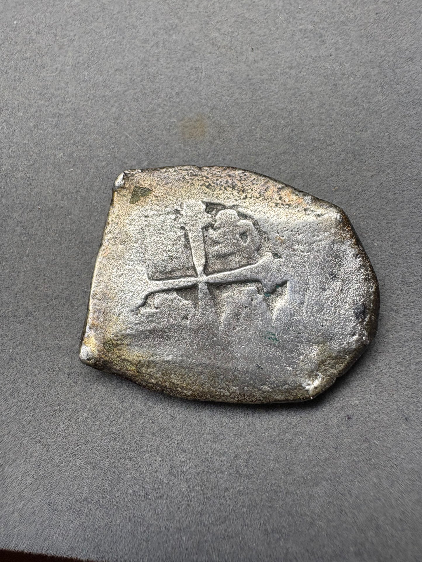 1715 Fleet 8 Reales in Standup Frame, Mexico City Mint, J Assayer, 23.2 Grams, Philip V Reign,Real Eight Co COA Signed by Ella M.