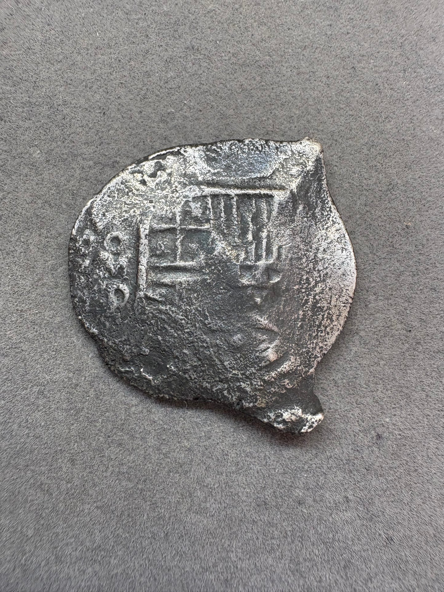 Lucayan Shipwreck 4 Reales, Mexico City Mint, D Assayer, 12.2 grams, 162X date. Ex Sothebys July 1972 sale