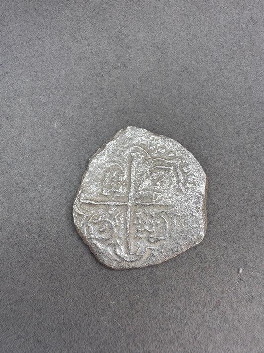 Motherlode Find Atocha Shipwreck 4 Reales, Grade 2, Potosi Mint, T Assayer, 9.10 Grams, Philip III Reign, 85A-204031