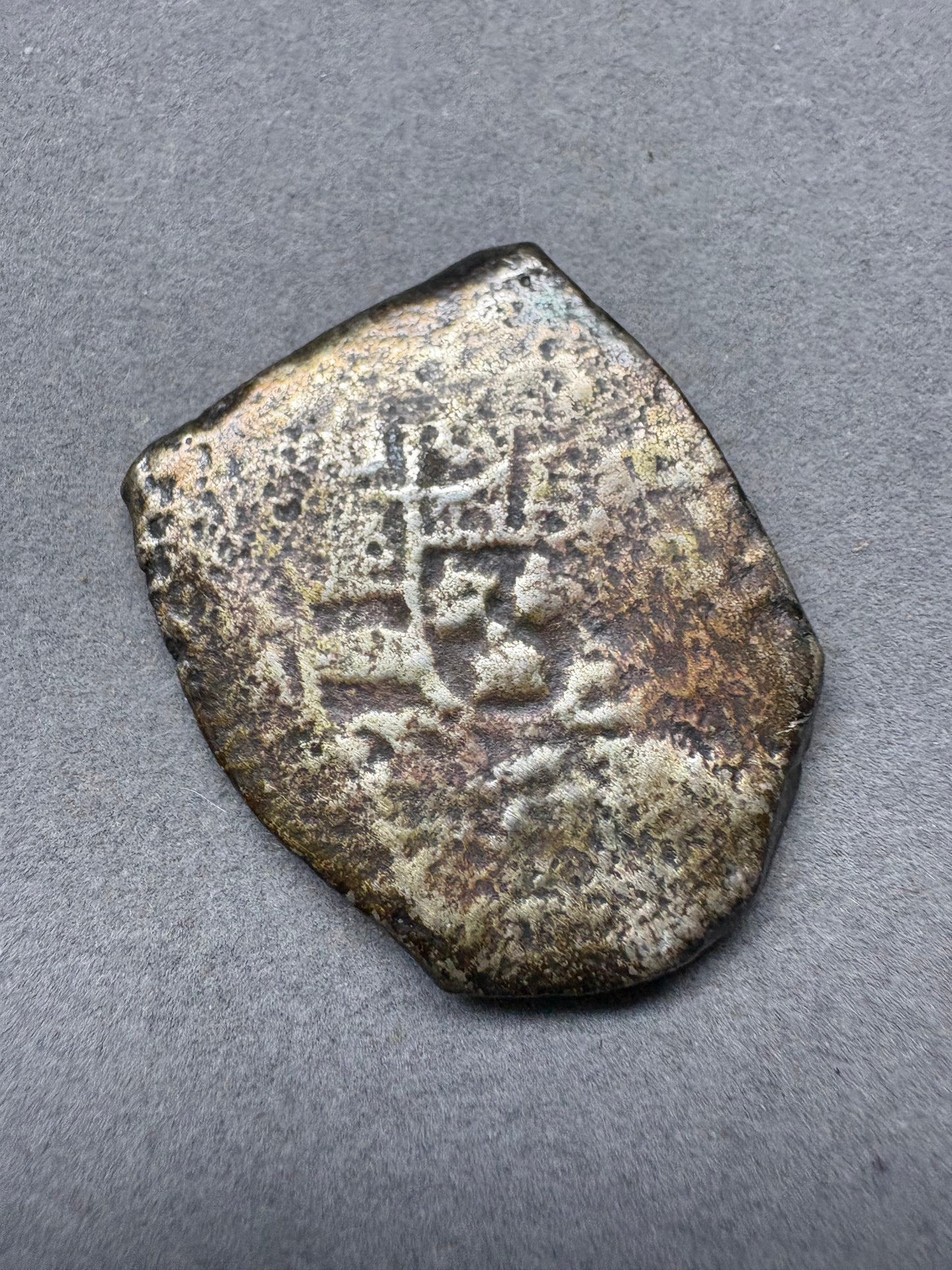 1715 Fleet 8 Reales in Standup Frame, Mexico City Mint, J Assayer, 23.2 Grams, Philip V Reign,Real Eight Co COA Signed by Ella M.