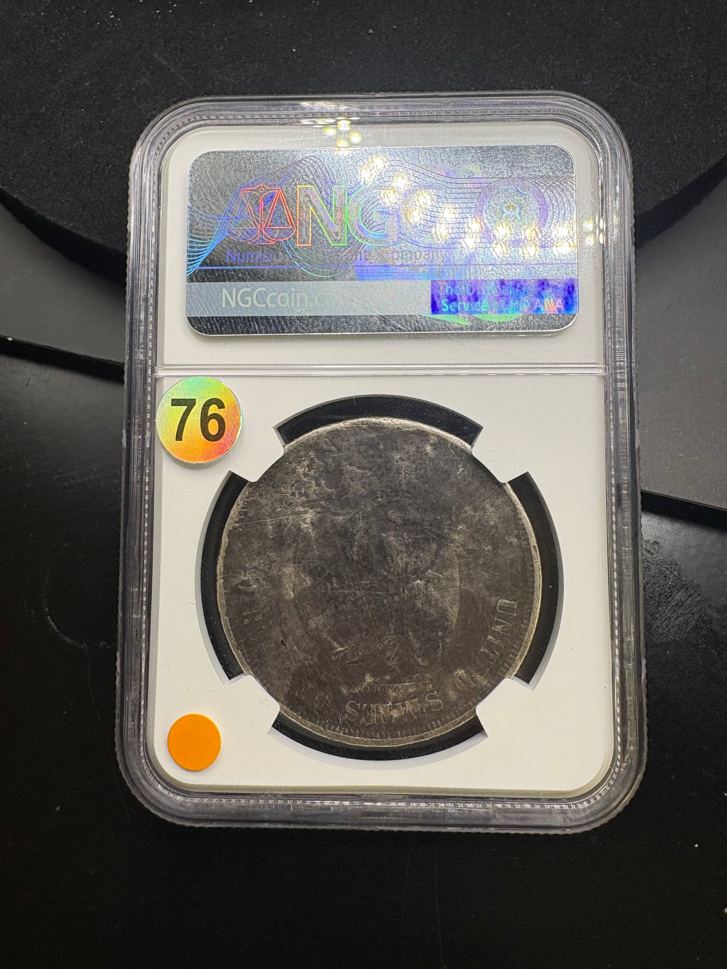 SS Japan Shipwreck 1874 Trade Dollar NGC Sea Salvaged with Paper COA