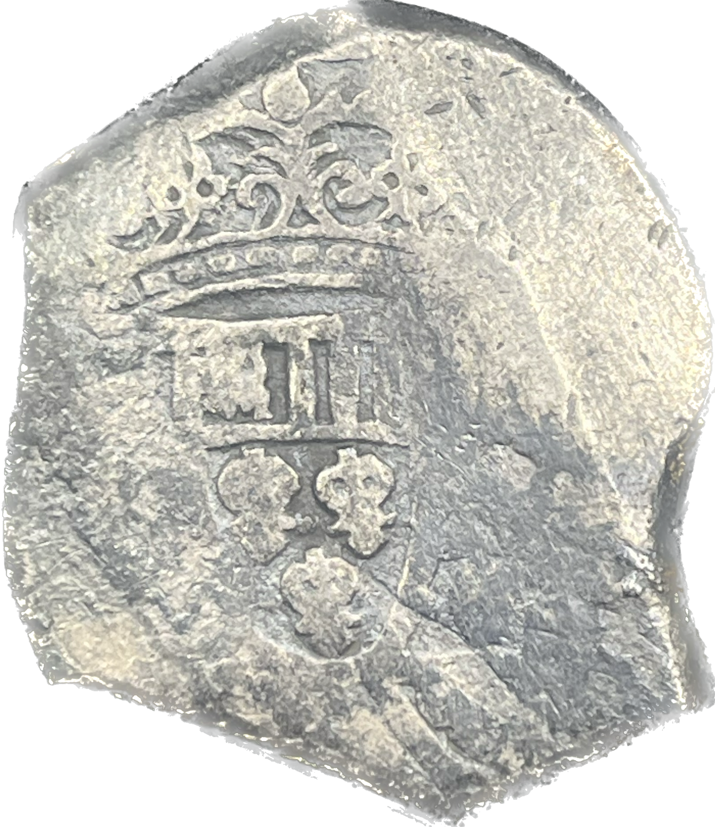 1715 Fleet 8 Reale, 1714 Die Type, Mexico City Mint, Philip V Reign, J Assayer, 26.00 Grams, Grade 1, Cobb Coin Co Cert. #242783